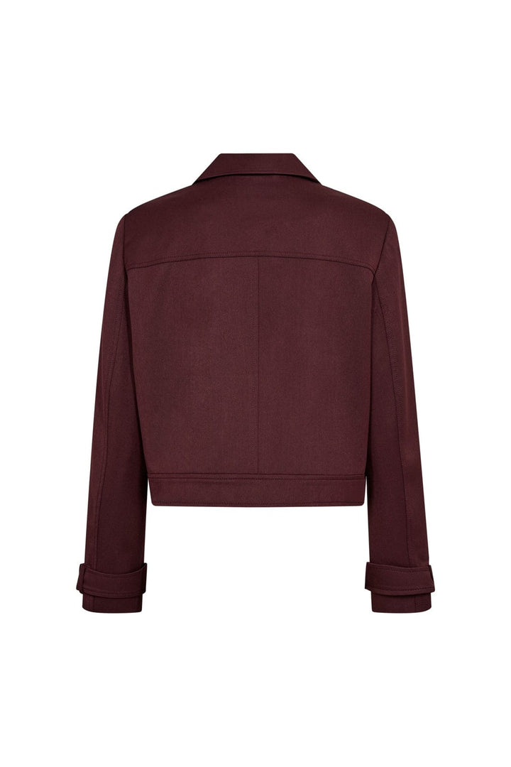 Co´Couture - 30325 Terrycc Jacket 500364 - 30005 - Wine Red