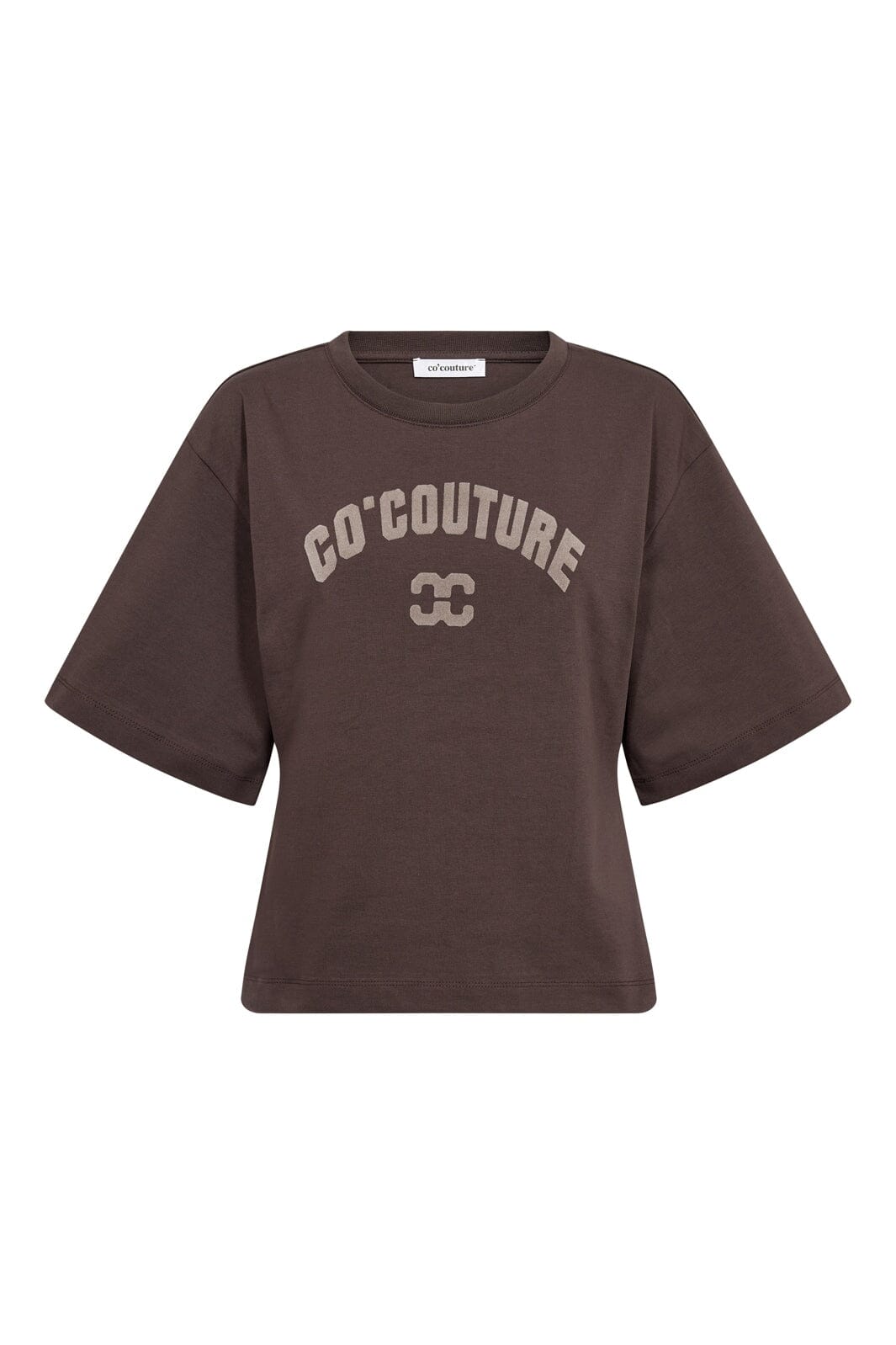Co´Couture - 43013 Zengacc Tee O-Neck 500108 - 20003 - Dark Brown