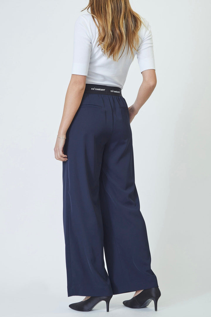 Co´Couture - Aminacc Logo Pant 31143 - 120 - Navy Bukser 