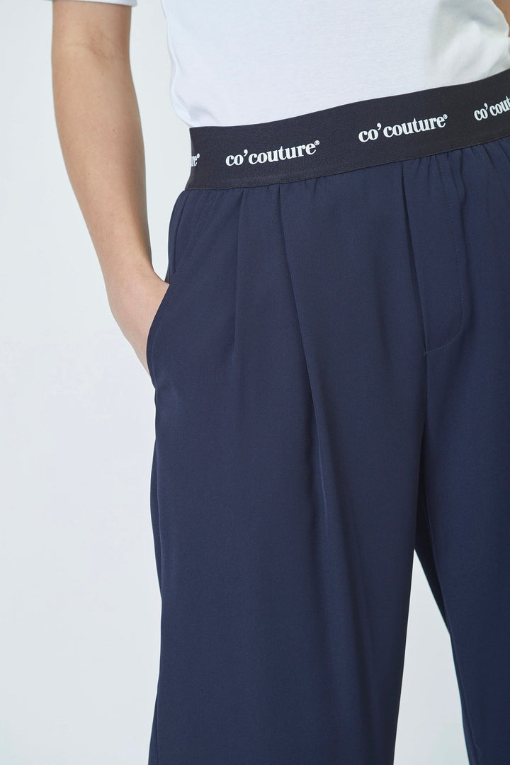 Co´Couture - Aminacc Logo Pant 31143 - 120 - Navy Bukser 