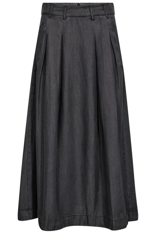 Co´Couture - Anyacc Denim Pleat Skirt 34181 - 96 - Black Nederdele 