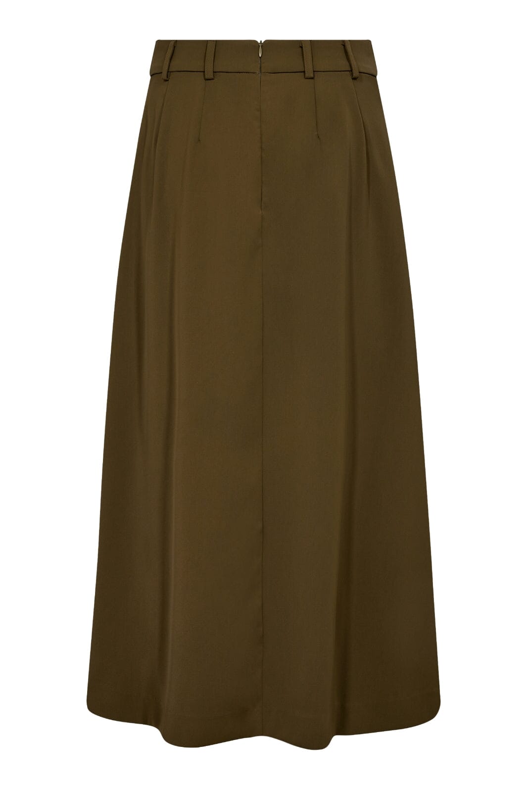 Co´Couture - Anyacc Pleat Skirt 34178 - 69 - Military Olive