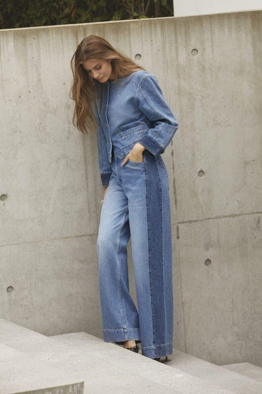 Co´Couture - Bilbaocc Wide Jeans 31627 - 552 - Denim Blue Bukser 