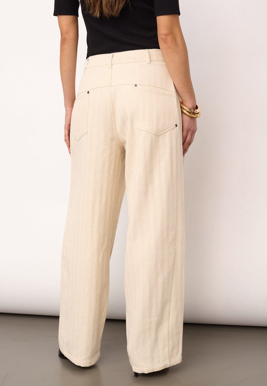 Co´Couture - Calincc Pant 500117 - 10003 - Creme Bukser 