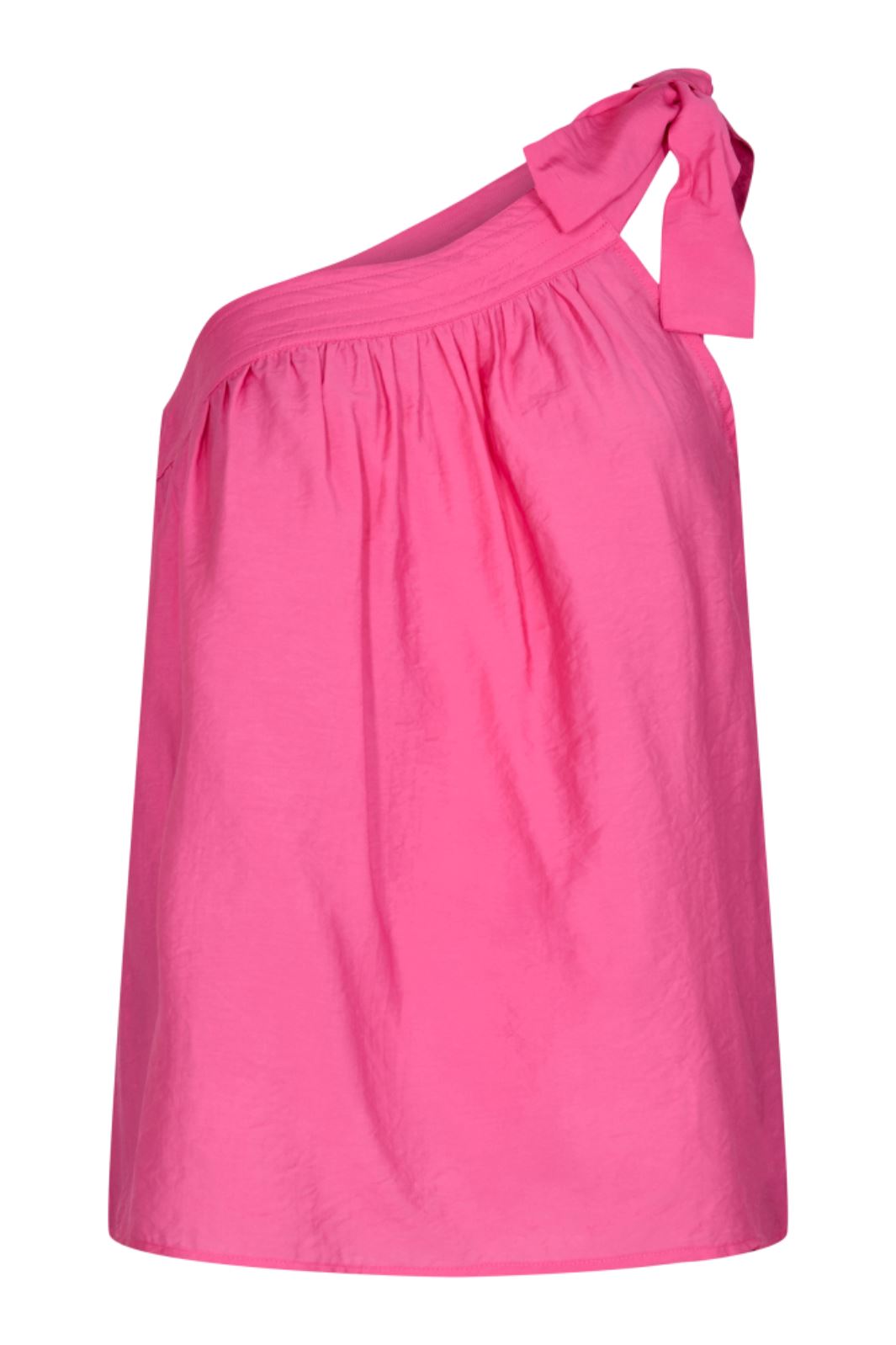 Co´couture - Callum Asym Top - 330 Pink Toppe 