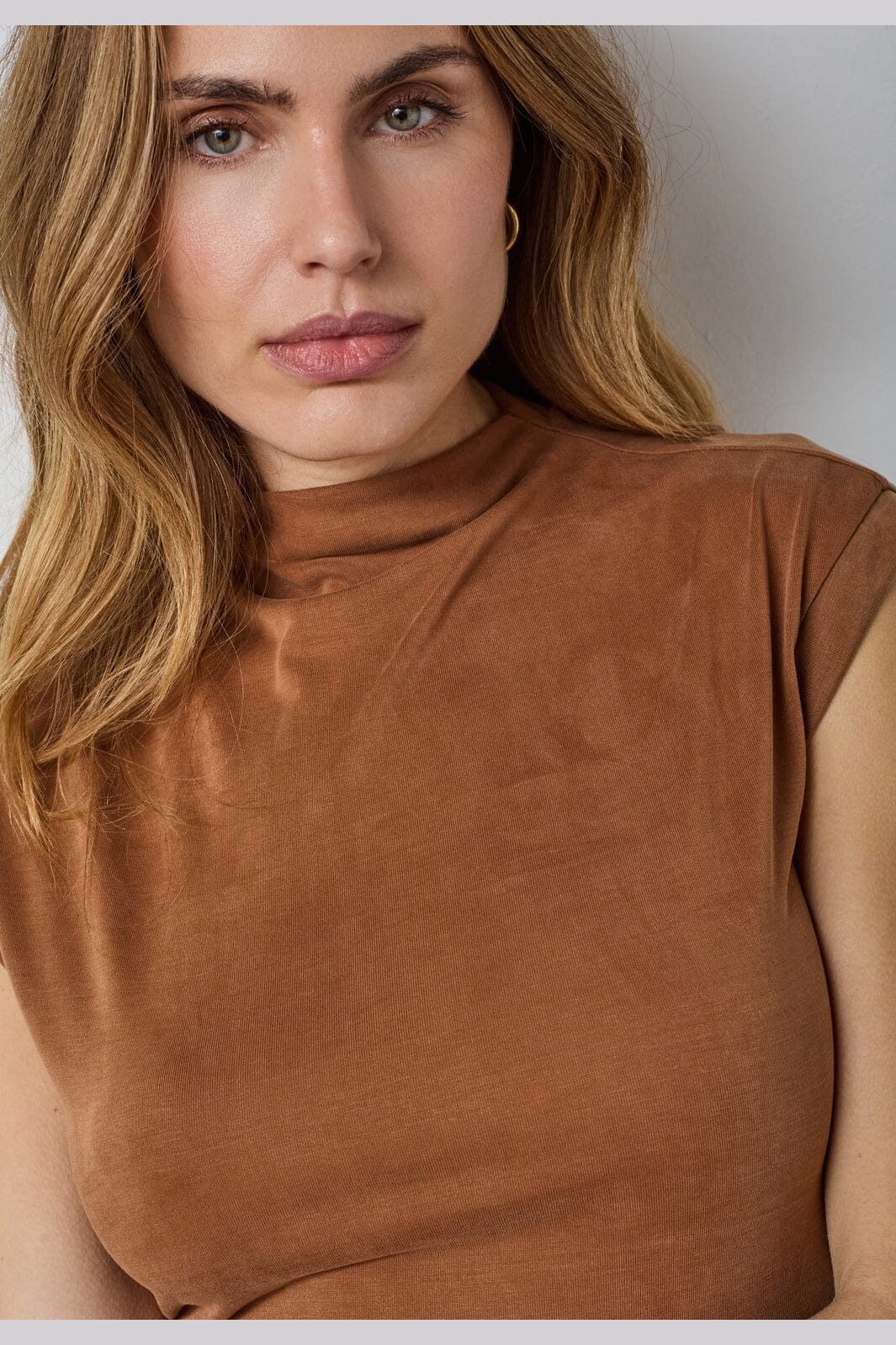 Co´Couture - Camillacc Tee 33164 - 35 - Suntan