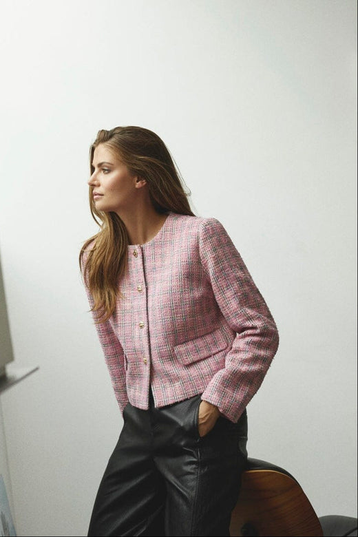 Co´Couture - Cammiecc Boucle Jacket 40011 - 43 - Candyfloss