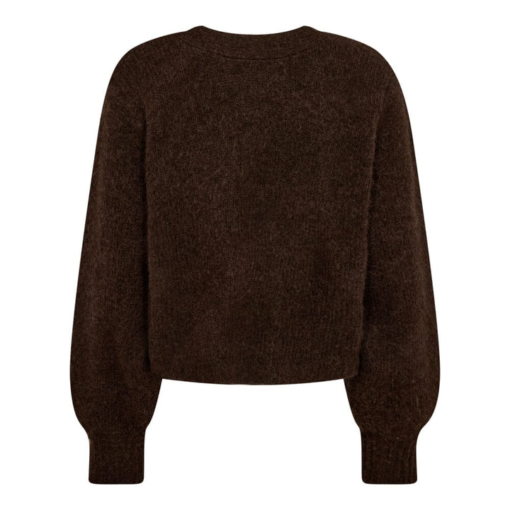 Co´Couture - Cozycc Twist Back Knit 32127 - 83 - Mocca