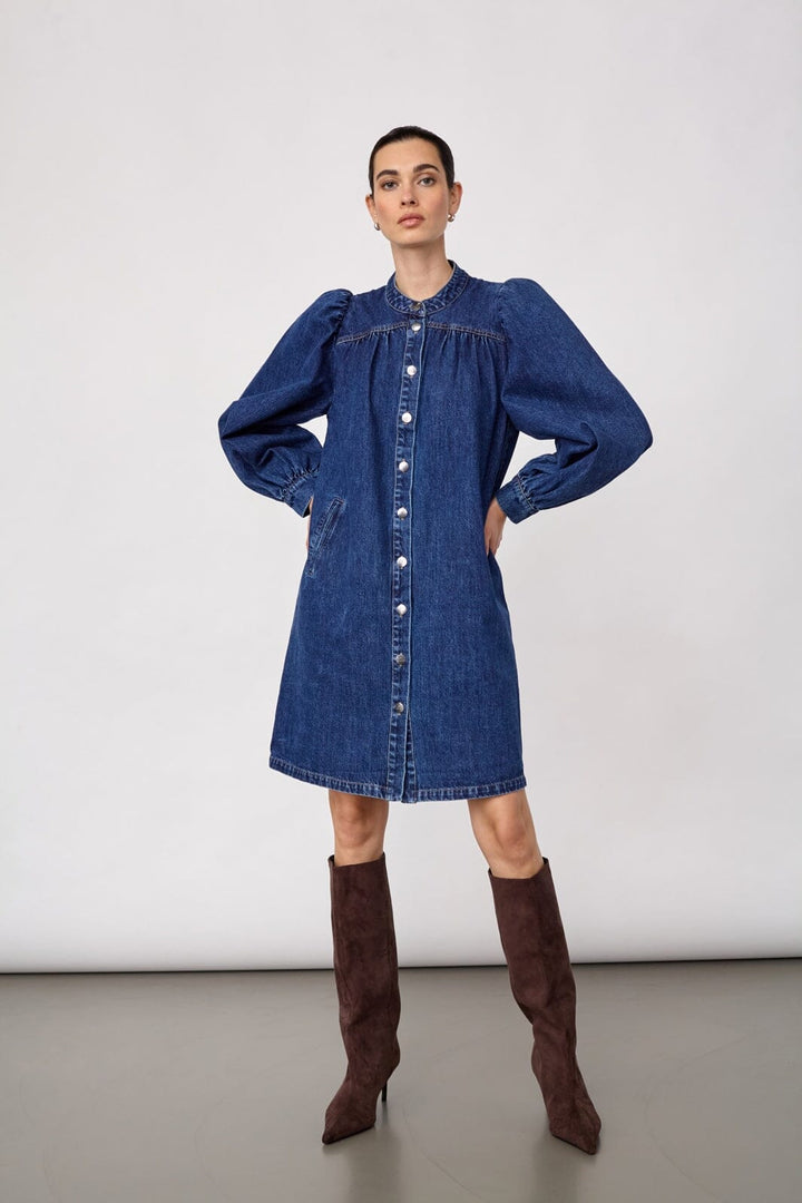 Co´Couture - Denicecc Ls Denim Dress 500276 - 45003 - Used Denim