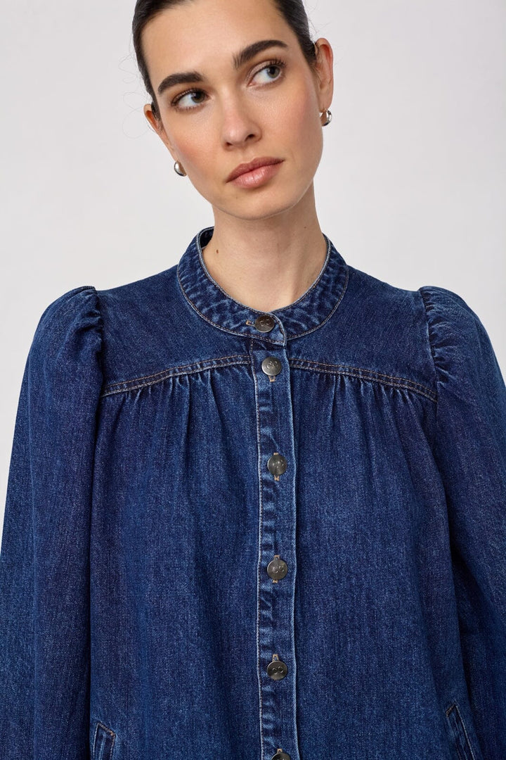 Co´Couture - Denicecc Ls Denim Dress 500276 - 45003 - Used Denim