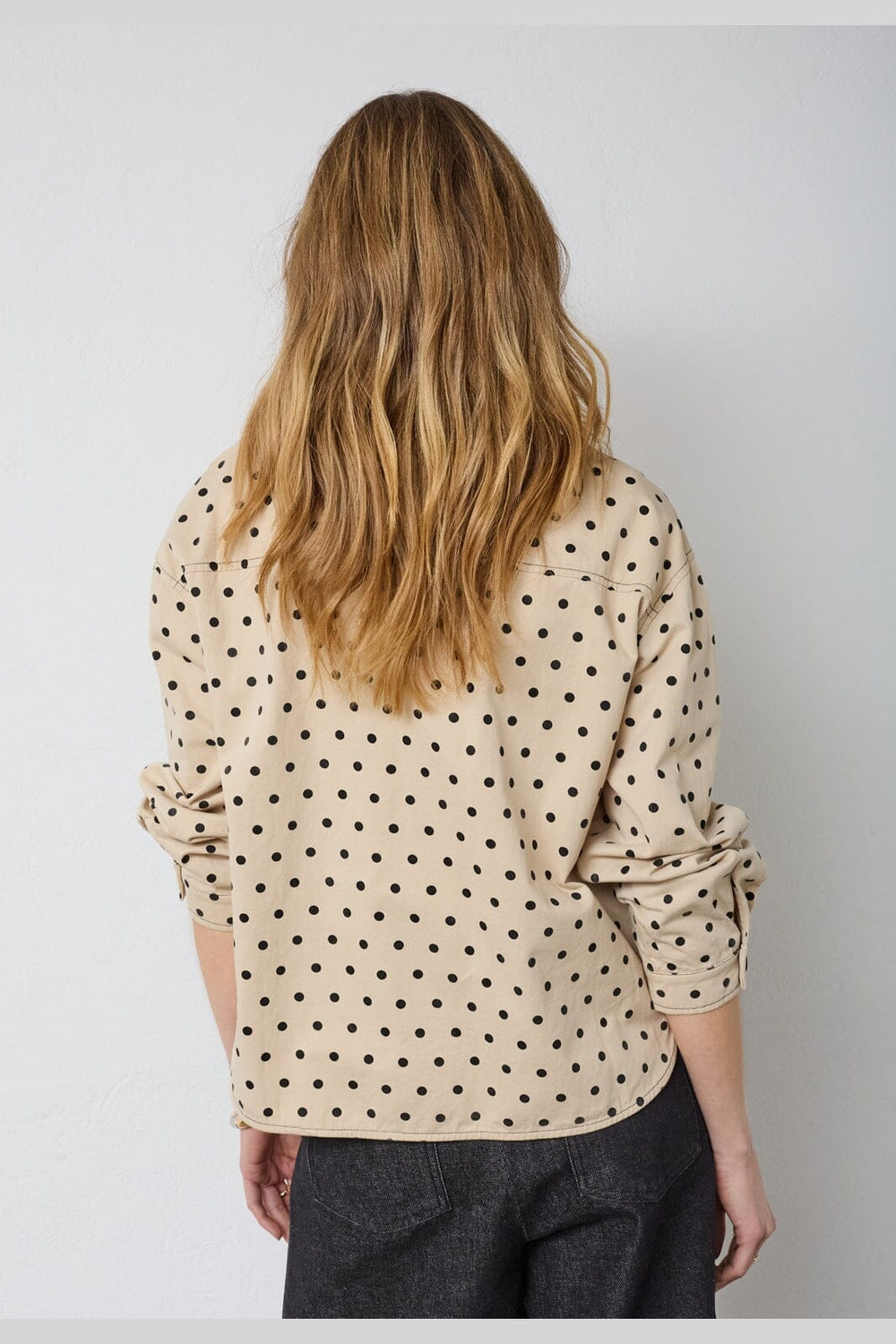 Co´Couture - Diddicc Dot Shirt 45099 - 199 - Bone