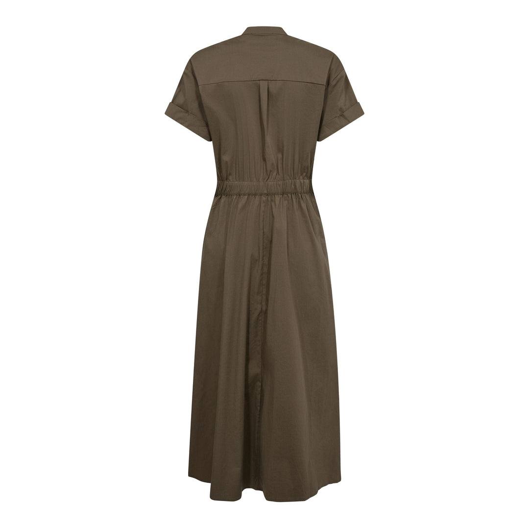 Co´Couture - Elaracc Ss Wrap Dress 500254 - 60009 - Olive Kjoler 