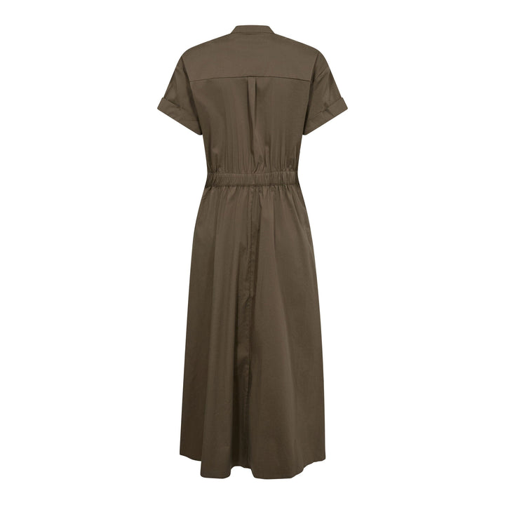 Co´Couture - Elaracc Ss Wrap Dress 500254 - 60009 - Olive Kjoler 