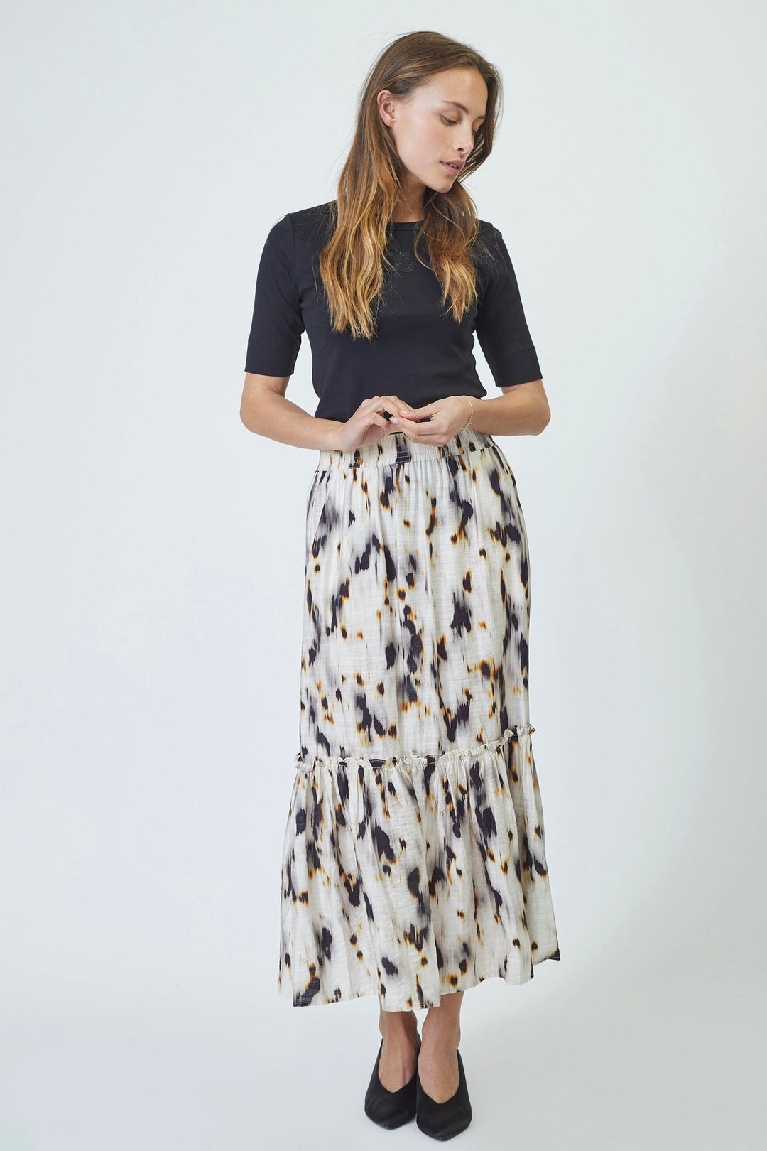Co´Couture - Elisacc Gipsy Skirt 34202 - 199 - Bone Nederdele 