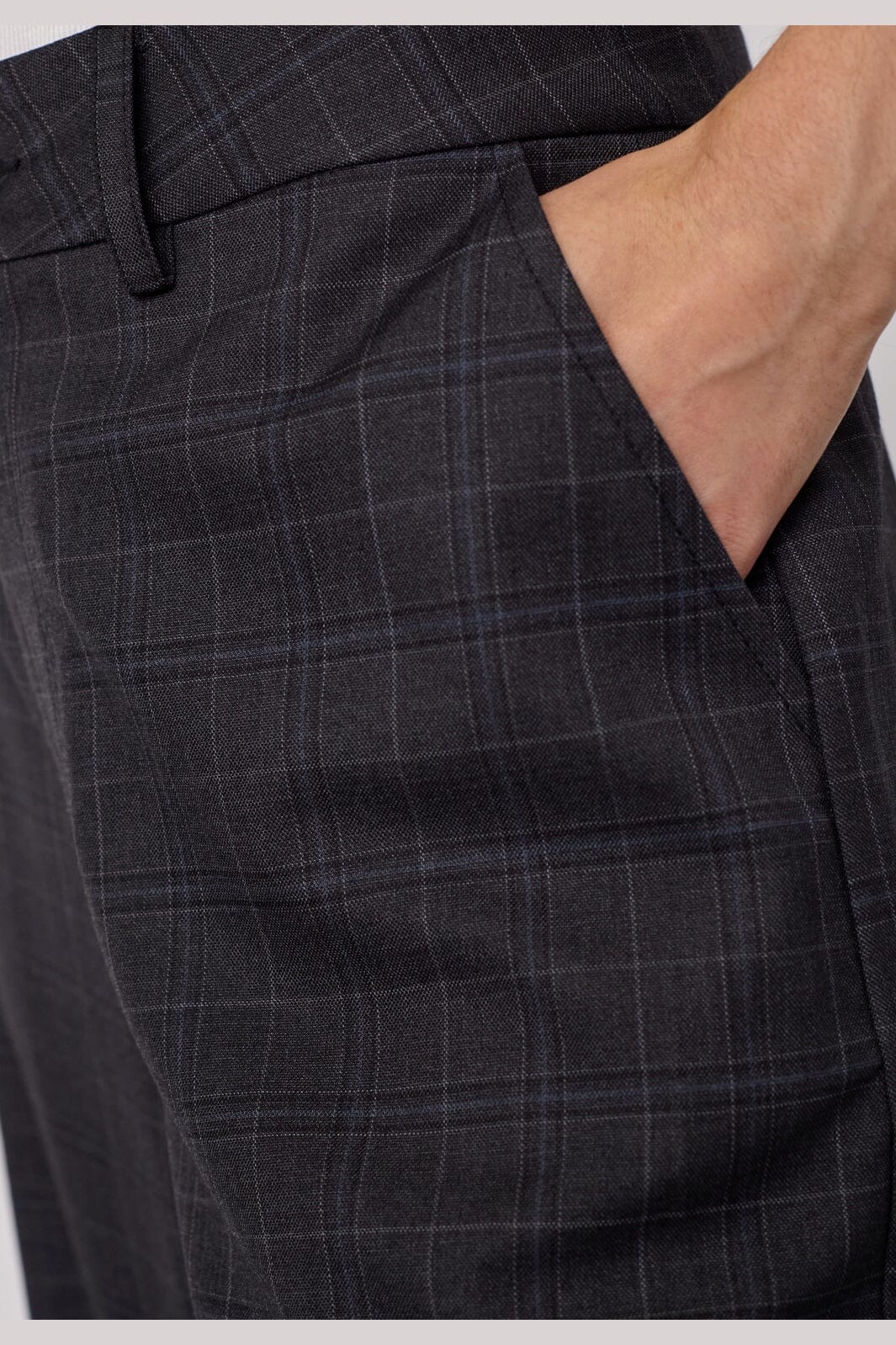 Co´Couture - Eloracc Check Barrel Pant 500307 - 65002 - Dark Grey