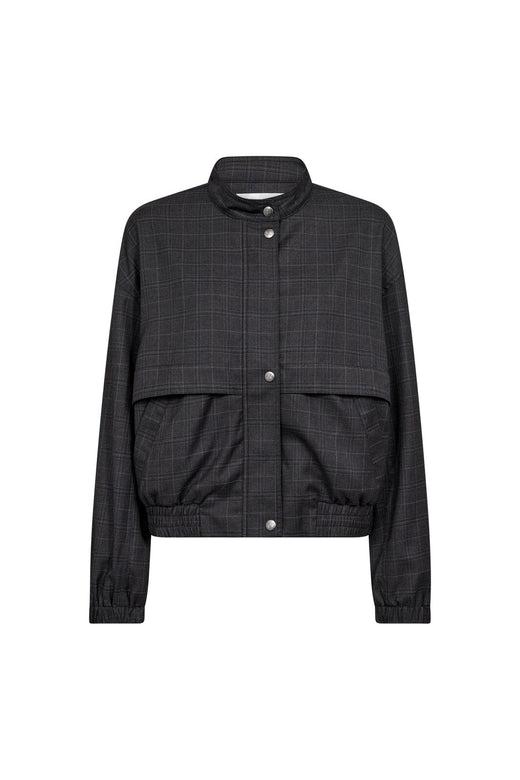 Co´Couture - Eloracc Check Jacket 500303 - 65002 - Dark Grey