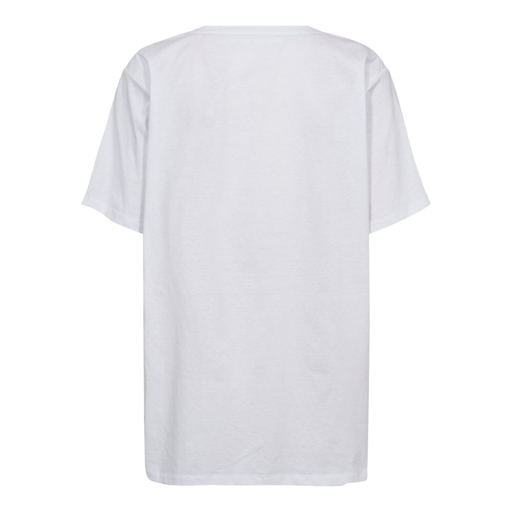 Co´couture - Embossedcc Oversize Coco Tee 33091 - 4000 White T-shirts 