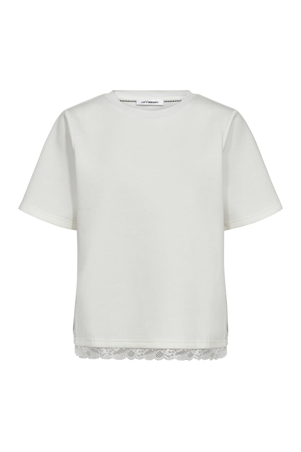 Co´Couture - Evicc Lace Tee 43031 - 4000 - White