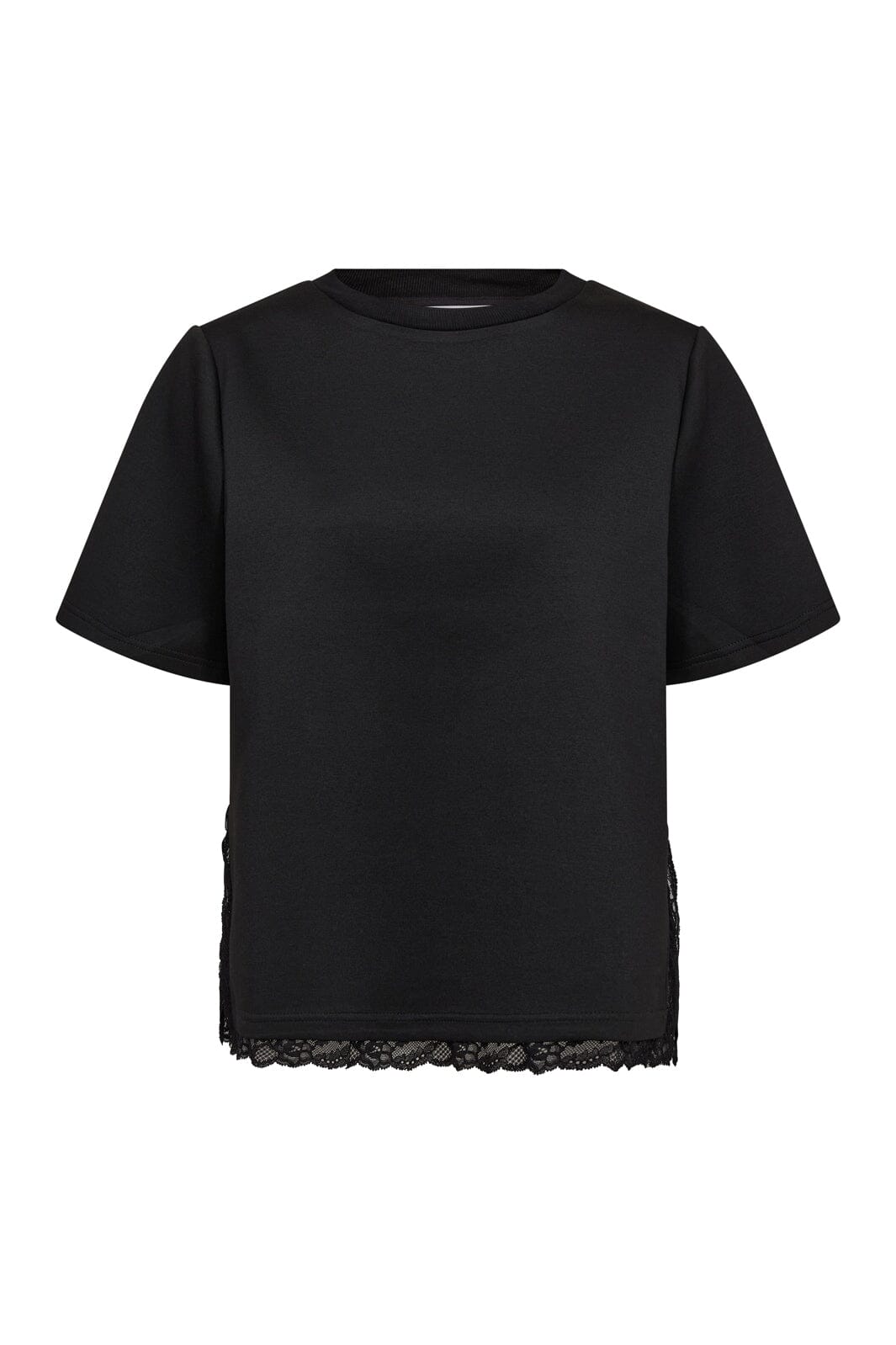Co´Couture - Evicc Lace Tee 43031 - 96 - Black