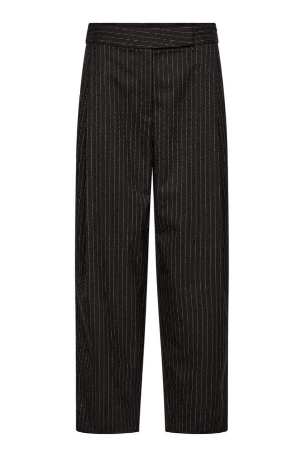 Co´Couture - Fiacc Pin Carrot Pant 31660 - 145 - Dark Brown Bukser 