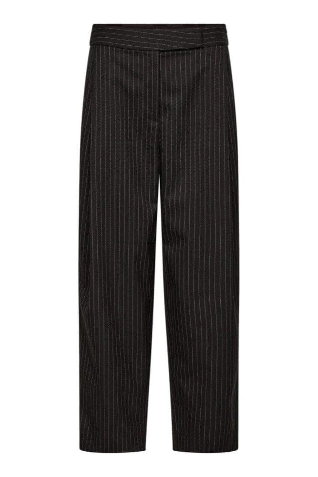 Co´Couture - Fiacc Pin Carrot Pant 31660 - 145 - Dark Brown Bukser 