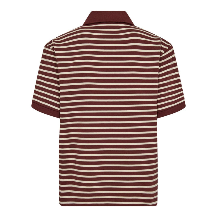 Co´Couture - Hayescc Polo Ss Tee 43006 - 87 - Winered T-shirts 