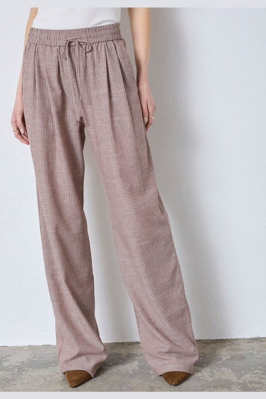 Co´Couture - Jihocc Stripe Pant 41180 - 46 - Brown