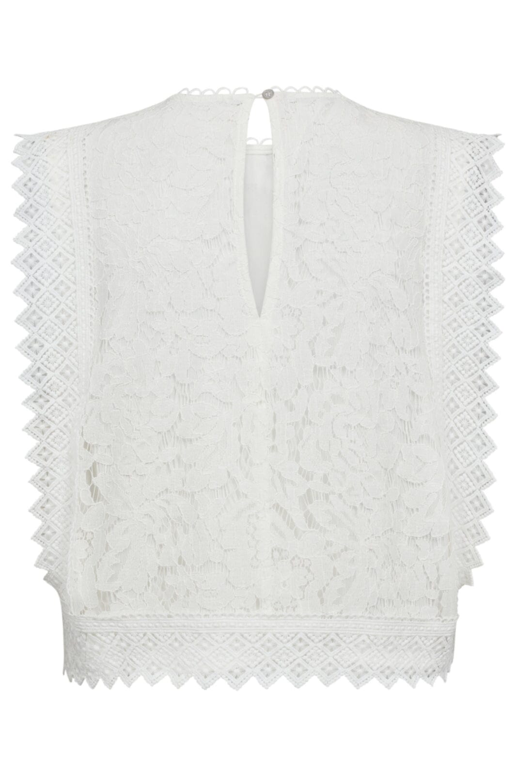 Co´Couture - Lanacc Lace Top 35842 - 4000 - White