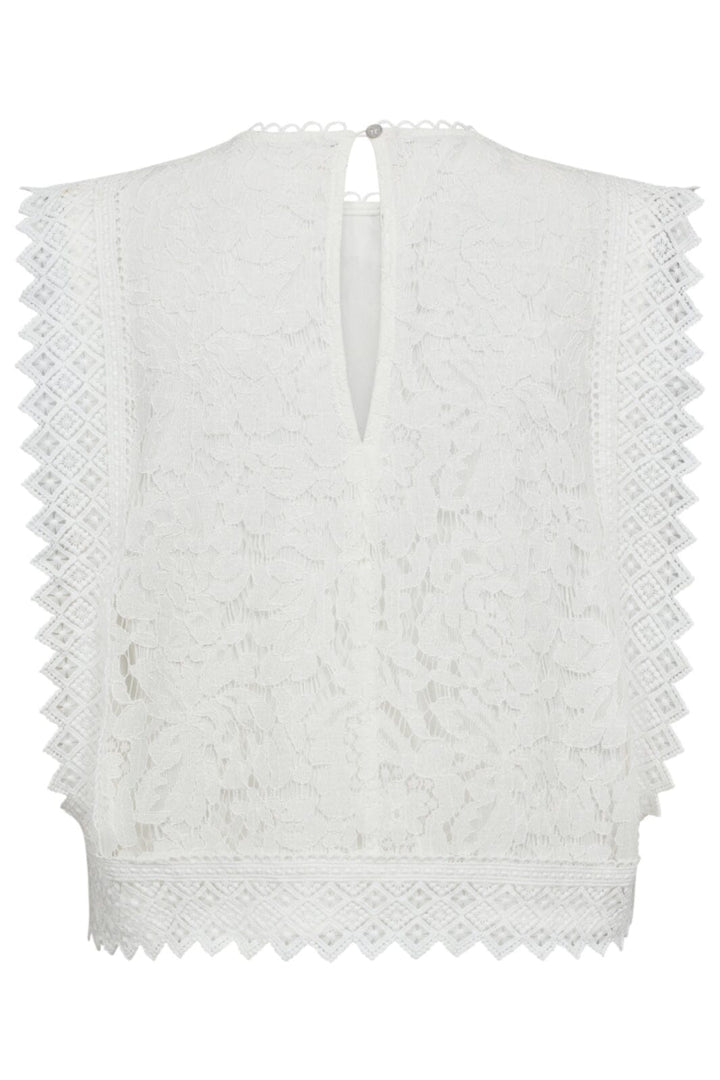 Co´Couture - Lanacc Lace Top 35842 - 4000 - White