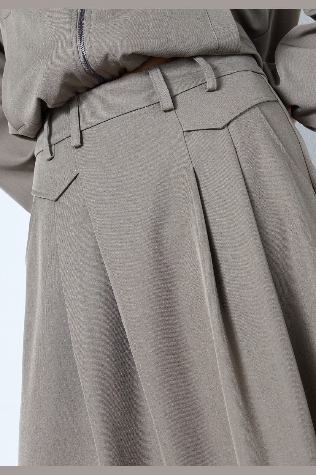 Co´Couture - Lunacc Pocket Pleat Skirt 34222 - 154 - Walnut