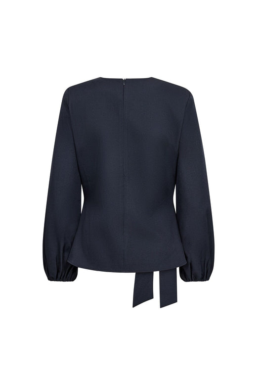 Co´Couture - Lunacc Tie Blouse 500386 - 40007 - Navy