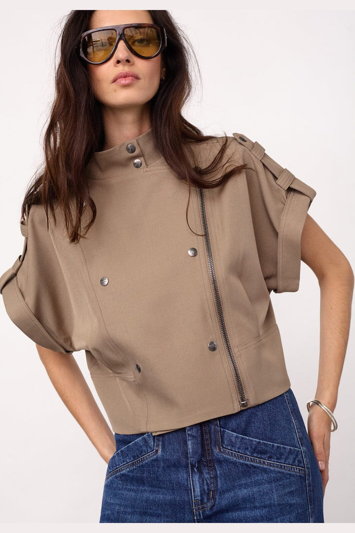 Co´Couture - Lunacc Vest 500385 - 20018 - Taupe
