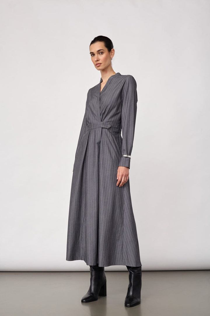 Co´Couture - Lyviacc Maxi Wrap Dress 500337 - 65003 - Mid Grey