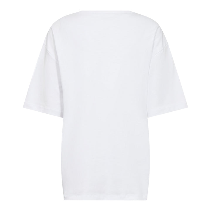 Co´Couture - Medaxcc Asym Tee 500086 - 10001 - White T-shirts 