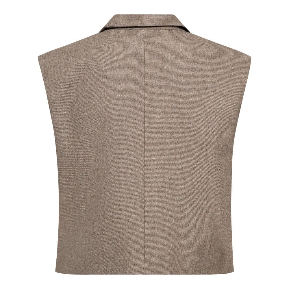 Co´Couture - Meeracc Vest 30348 - 154 - Walnut Veste 