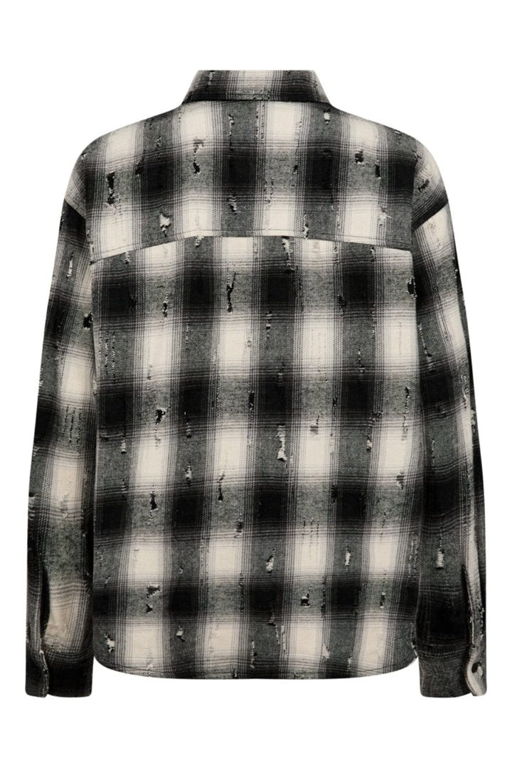Co´Couture - Mobycc Check Shirt 35900 - 96 - Black