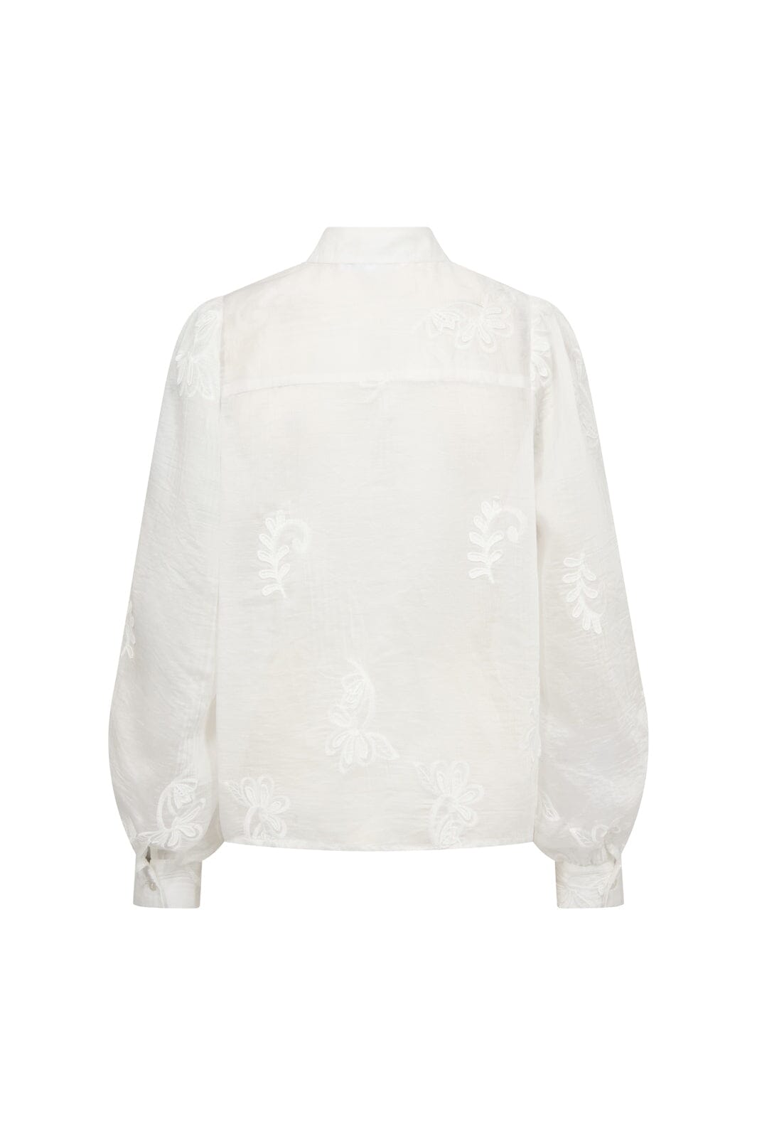 Co´Couture - Novincc Emb Ls Shirt 45189 - 11 - Off White