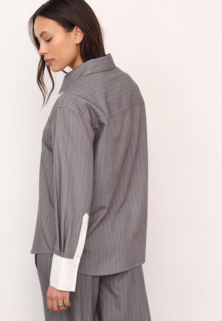 Co´Couture - Pennycc Pin Shirt 500134 - 65003 - Mid Grey Skjorter 