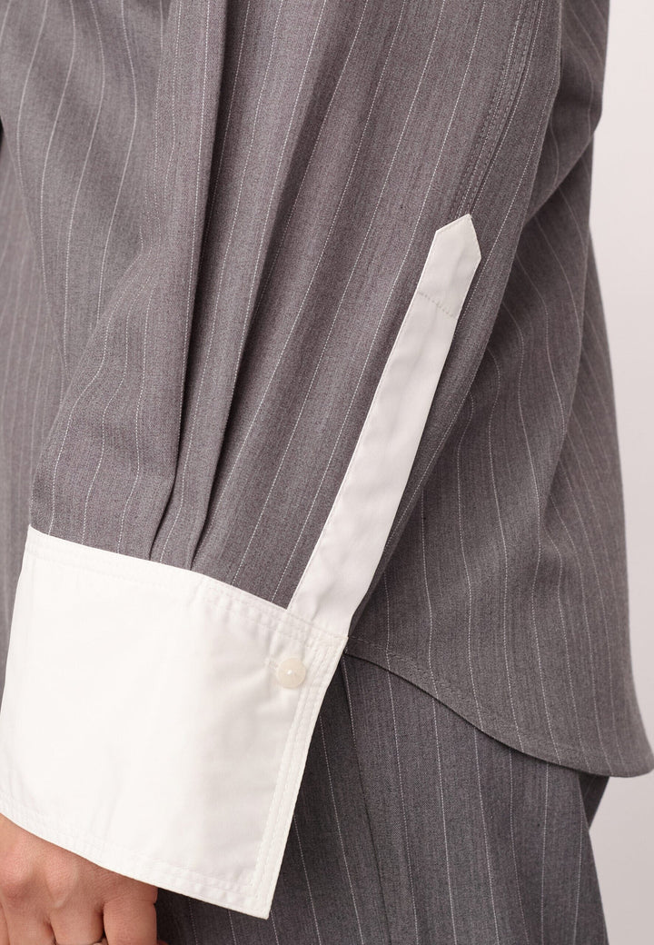 Co´Couture - Pennycc Pin Shirt 500134 - 65003 - Mid Grey Skjorter 