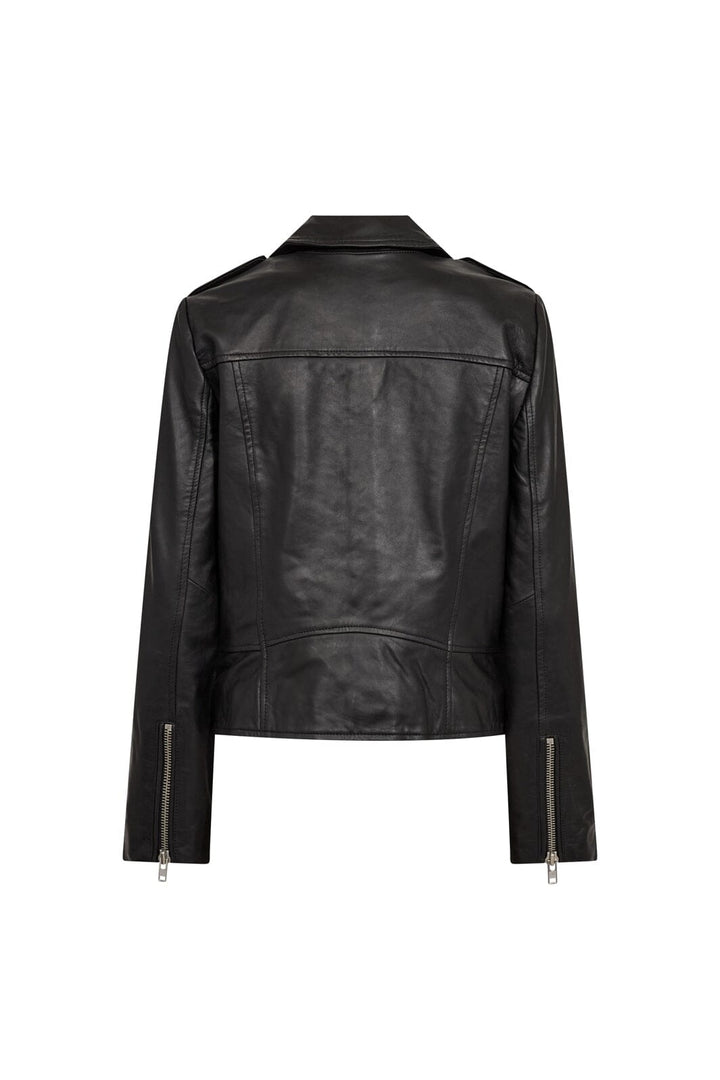 Co´Couture - Phoebecc Leather Biker Jacket 500415 - 65001 - Black