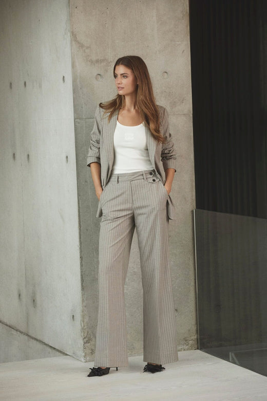 Co´Couture - Quincc Pin Pant 41011 - 984 - Mink