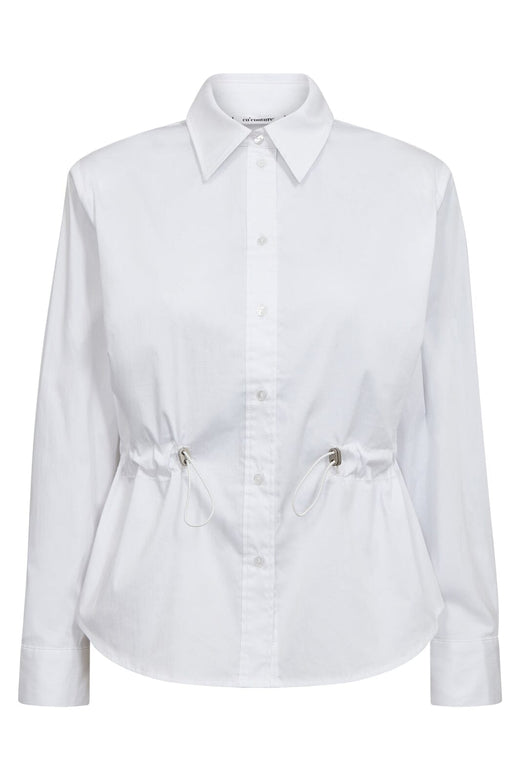 Co´Couture - Sannacc Tie Waist Shirt 35893 - 4000 - White