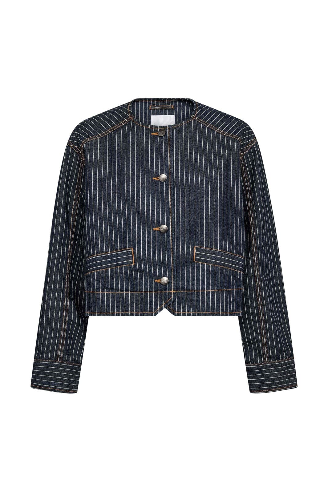 Co´Couture - Siggacc Stripe Jacket 500006 - 45001 - Denim Blue