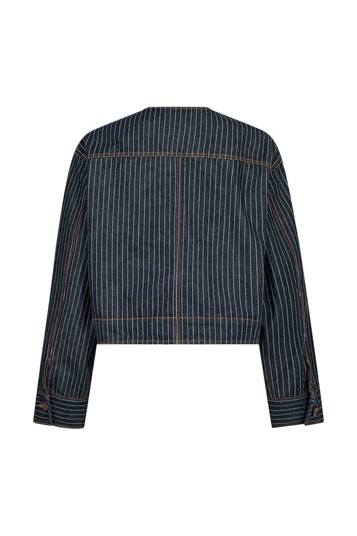 Co´Couture - Siggacc Stripe Jacket 500006 - 45001 - Denim Blue
