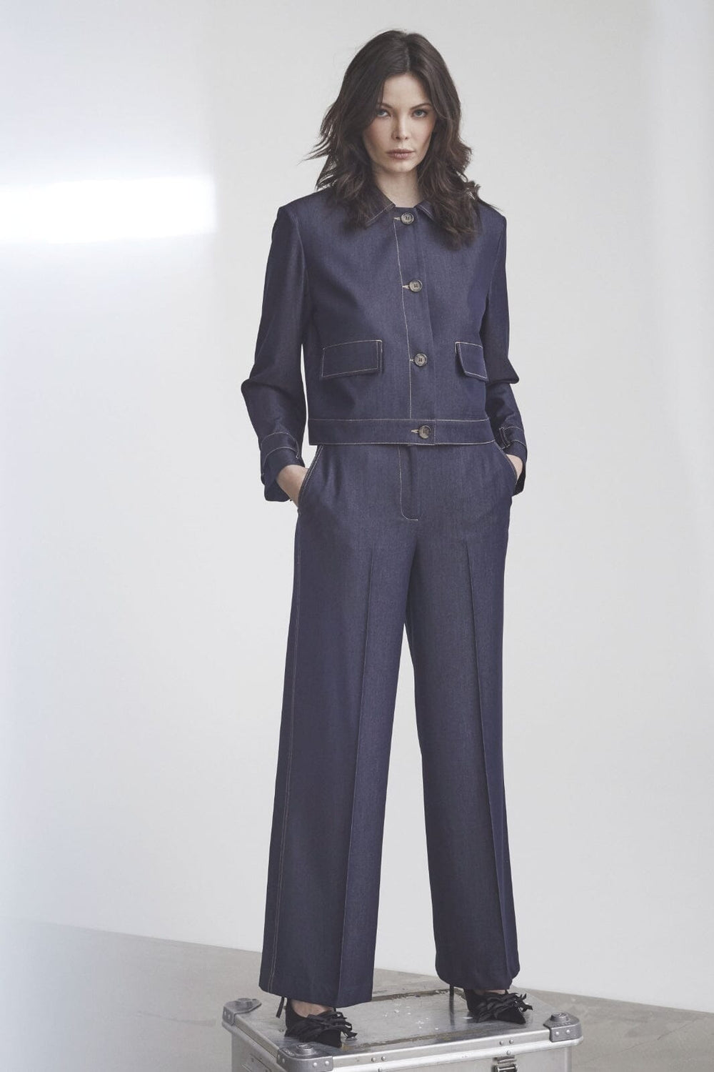 Co´Couture - Terrycc Denim Pant 31528 - 555 - Dark Denim