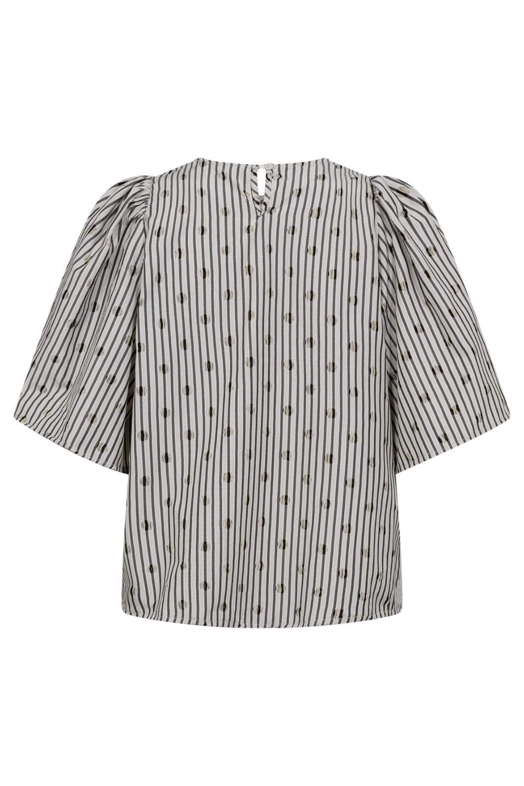 Co´Couture - Trixiecc Dot Blouse 35873 - 138 - Light Grey