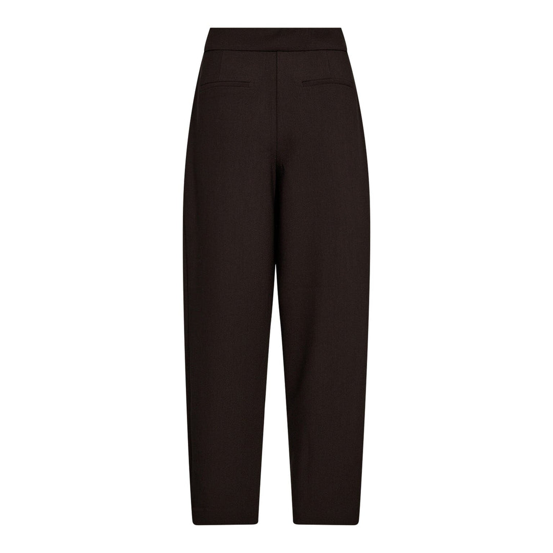 Co´Couture - Volacc Carrot Pleat Pant 31560 - 145 - Dark Brown Bukser 