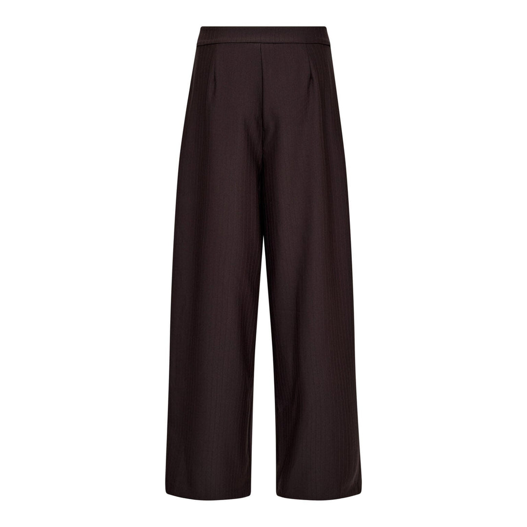 Co´Couture - Zellacc Pleat Pant 41041 - 145 - Dark Brown Bukser 