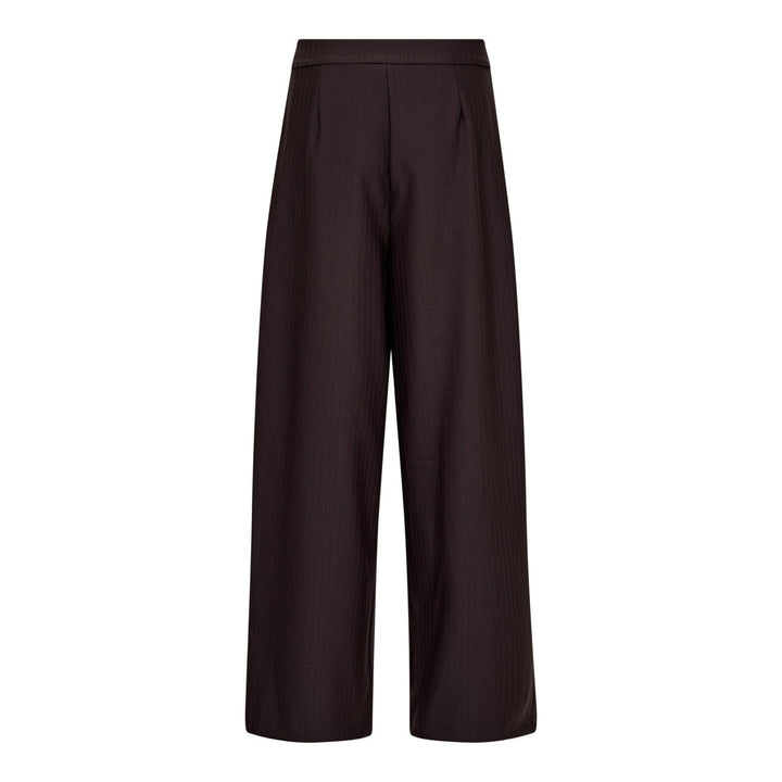Co´Couture - Zellacc Pleat Pant 41041 - 145 - Dark Brown Bukser 