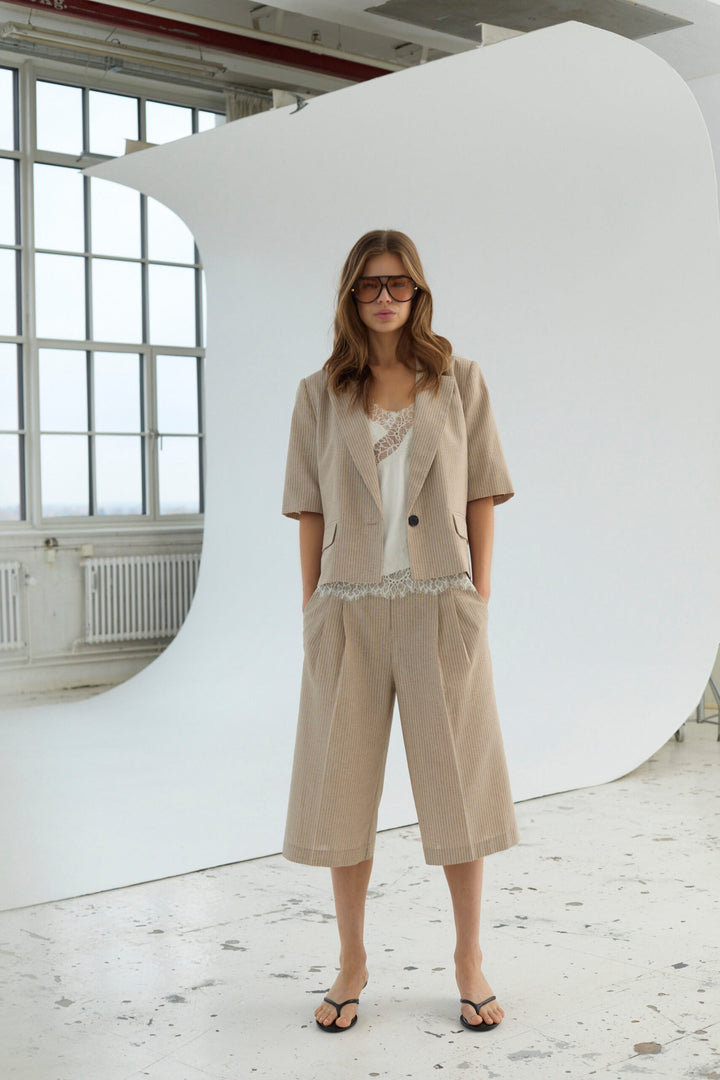 Co´Couture - Nadinecc Ss Blazer 40060 - 320 - Bisquit